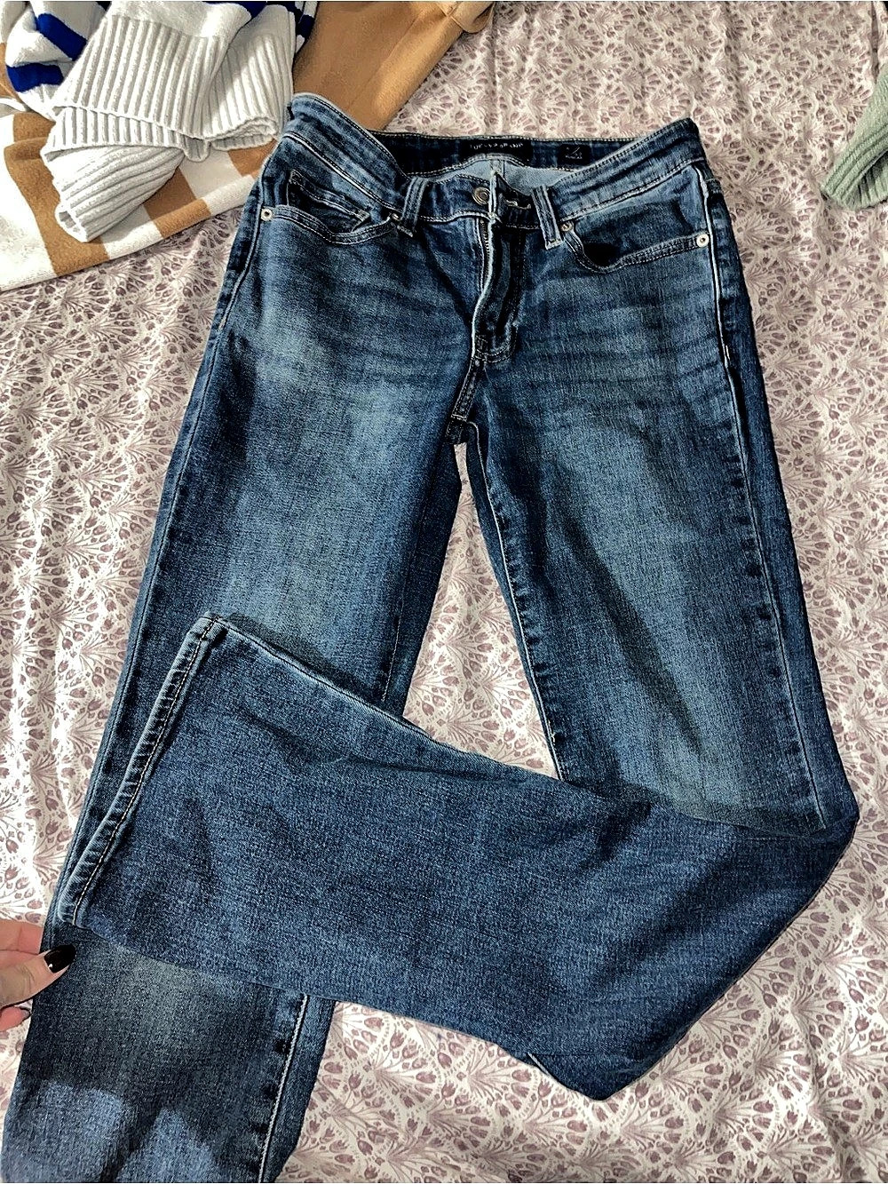Lucky Brand Boot-Cut Jeans in Blue Waist 27